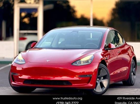 TESLA MODEL 3 2021 5YJ3E1EAXMF940142 image